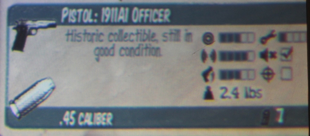 1911A1 Officer