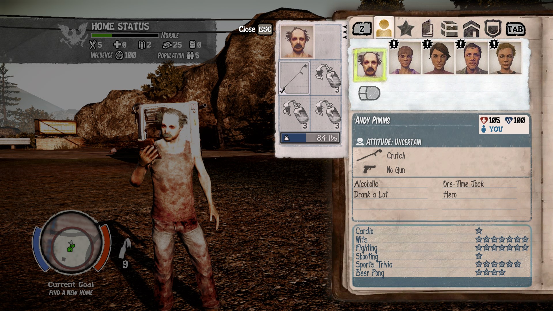 Andy pimms state of decay wiki fandom powered by wikia
