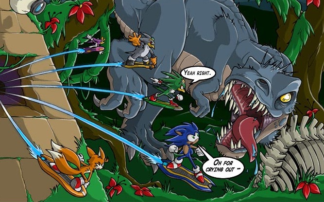 Sonic and the secret rings cutscenes