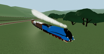 roblox steam train train crash