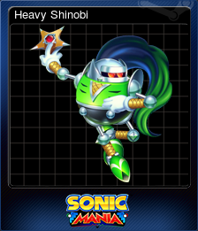 Sonic Mania - Heavy Shinobi | Steam Trading Cards Wiki | Fandom