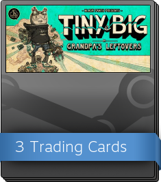 tiny and big grandpas leftovers trading cards