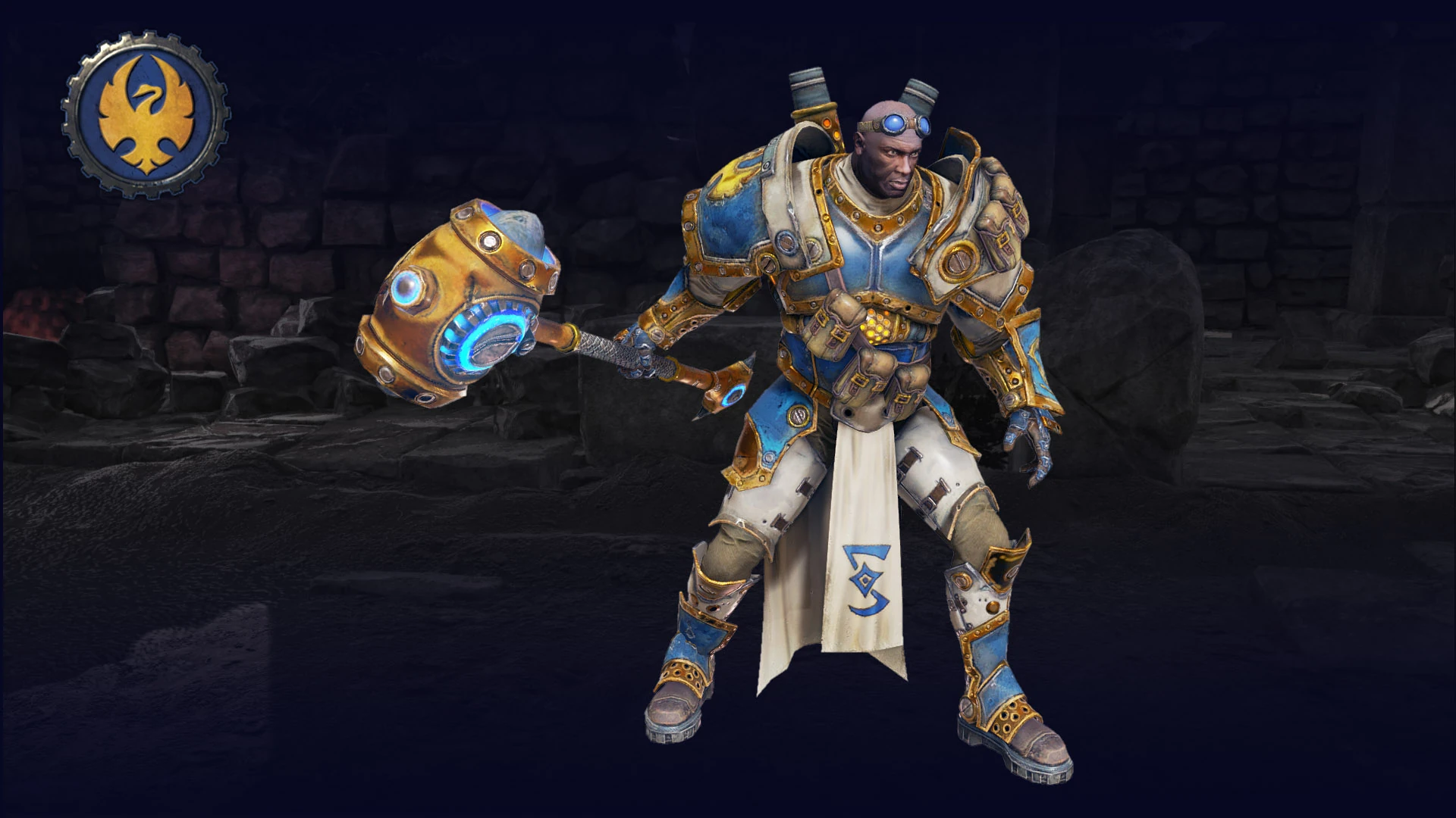 WARMACHINE Tactics Markus "Siege" Brisbane Steam Trading Cards