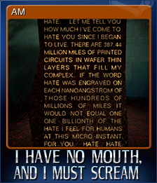 I Have No Mouth And I Must Scream Am Steam Trading Cards Wiki Fandom