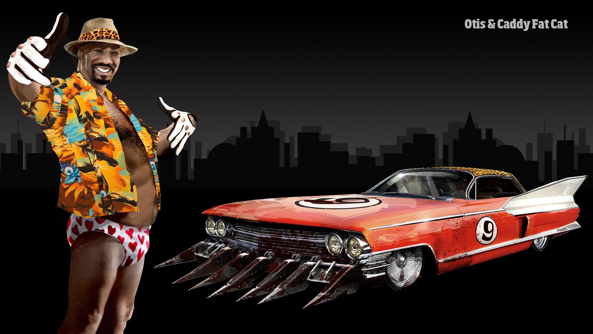 Carmageddon: Reincarnation - Otis &amp; Caddy Fat Cat | Steam Trading Cards Wiki | FANDOM powered by