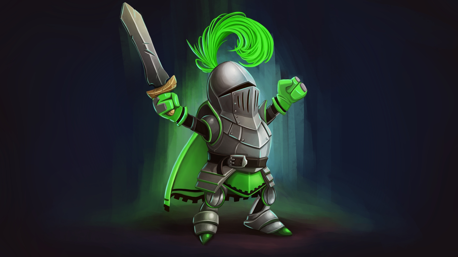 Knight Squad - Green Knight | Steam Trading Cards Wiki ...