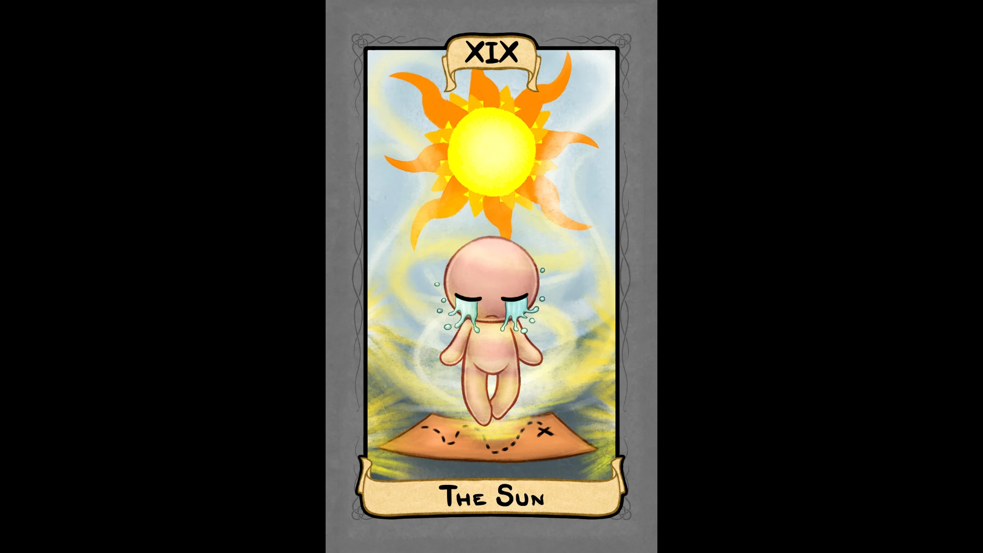 The Binding of Isaac Rebirth XIX The Sun Steam Trading Cards