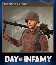 Day Of Infamy Machine Gunner Steam Trading Cards Wiki Fandom