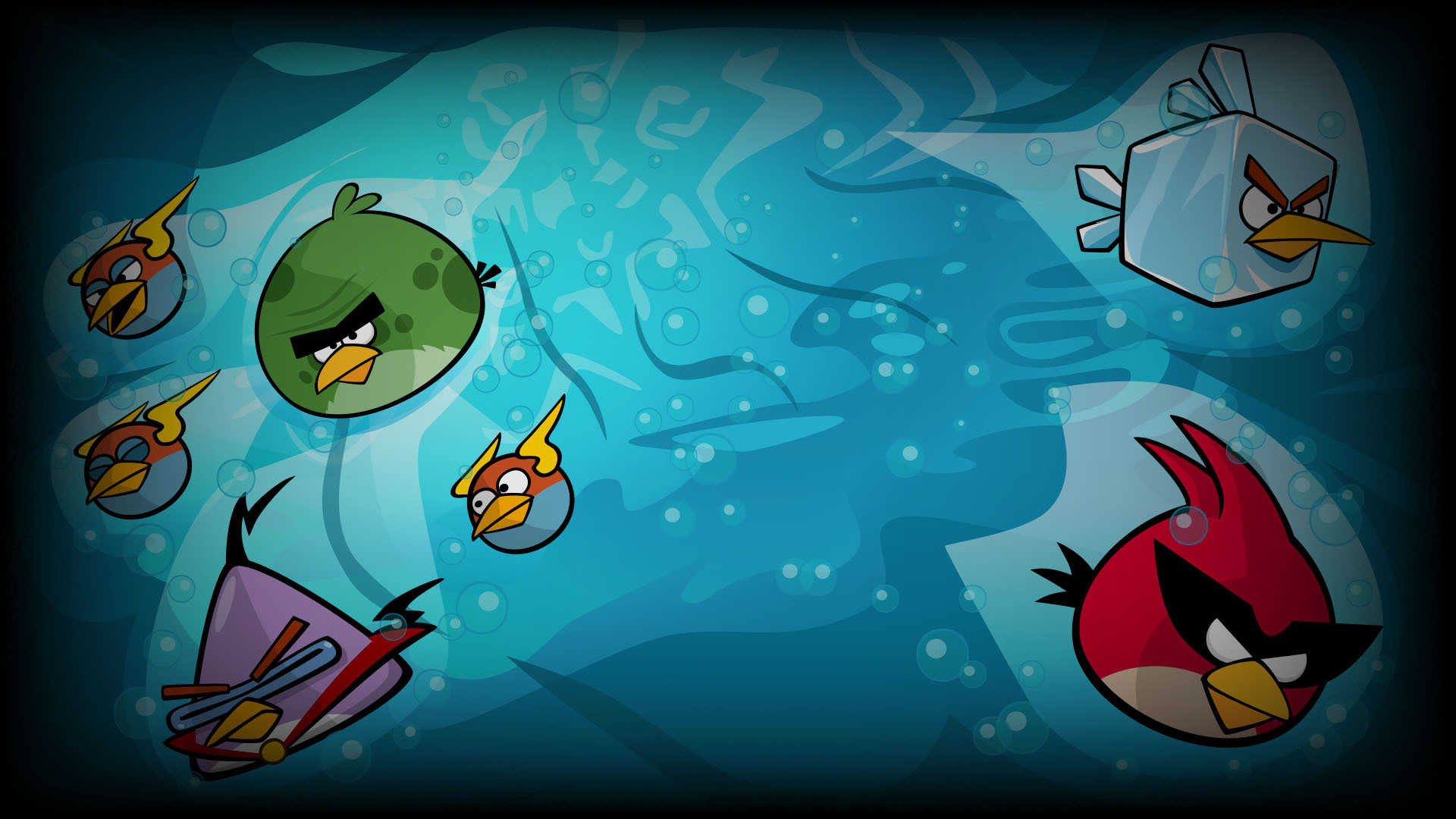 Обои angry birds space