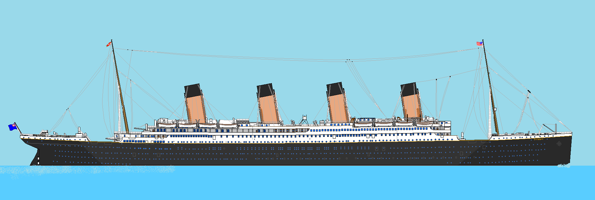 R M S Titanic Stephenpedia Wikia Fandom Powered By Wikia - r m s titanic at sea