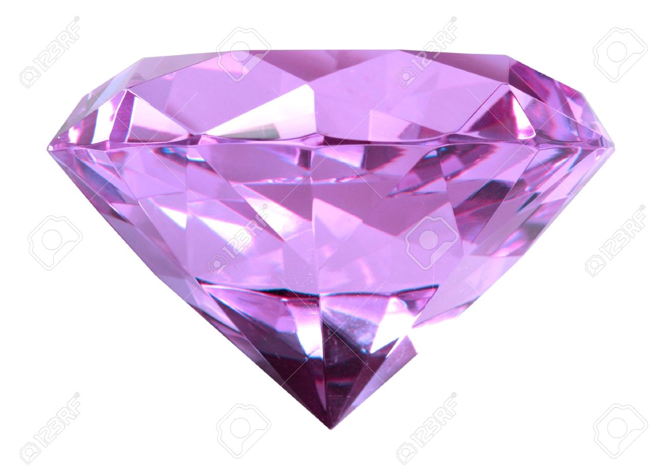 Imagen - 7112303-singe-purple-crystal-diamond-close-up-isolated-on