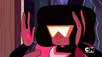 Garnet equipping her goggles
