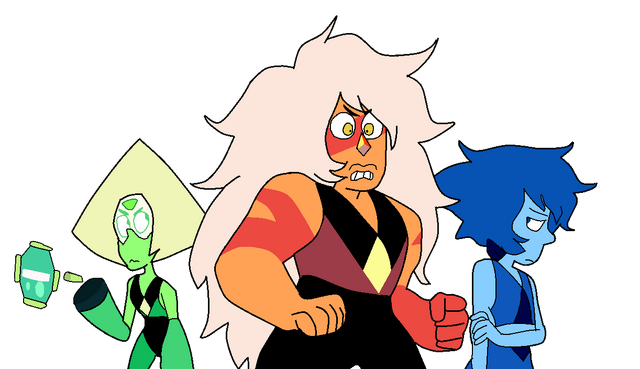 Peridot Lapis lazuli Jasper Steven Universe, Season 4, dancing meme,  purple, gemstone, blue png