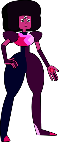 Garnet with no glasses new design by ben10omninerserules-d8vuqih