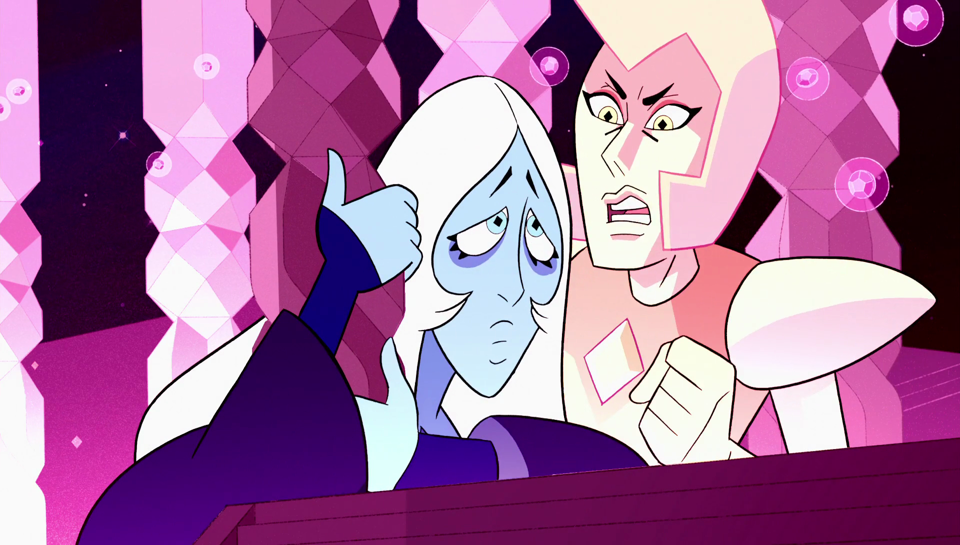 Pink Diamond  Blue Diamond