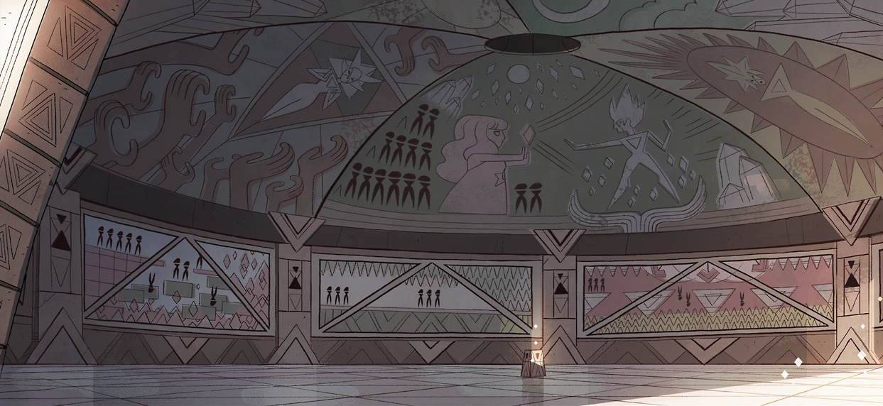 Something People Need To Understand About The Mural In The Pyramid Temple Fandom Posting screen caps & landscapes of steven universe 💫. mural in the pyramid temple