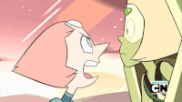 Pearl vs Peridot gif