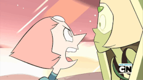 Pearl vs Peridot gif