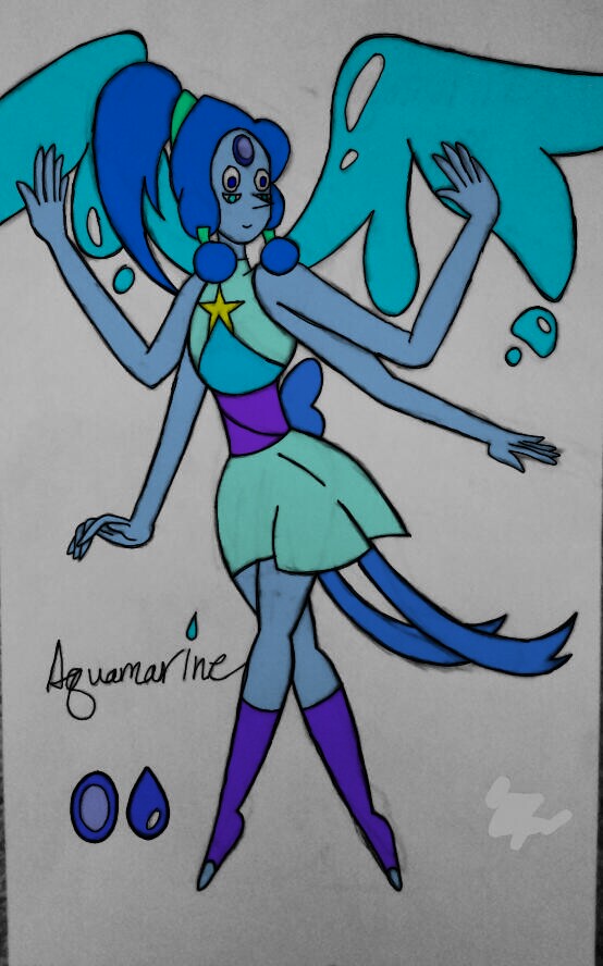 Image Lapis Pearl Fusion Drawing Aquamarine Steven Universe 5889