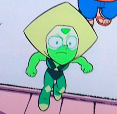 Peridot looking up