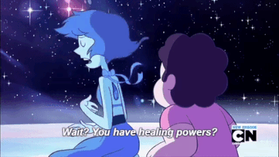 Wait, you have healing powers