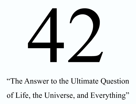 Image result for 42 answer