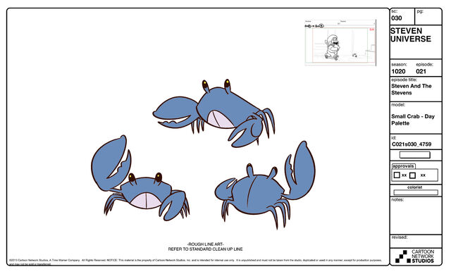 Файл:Blue Crab Model Sheet.jpg