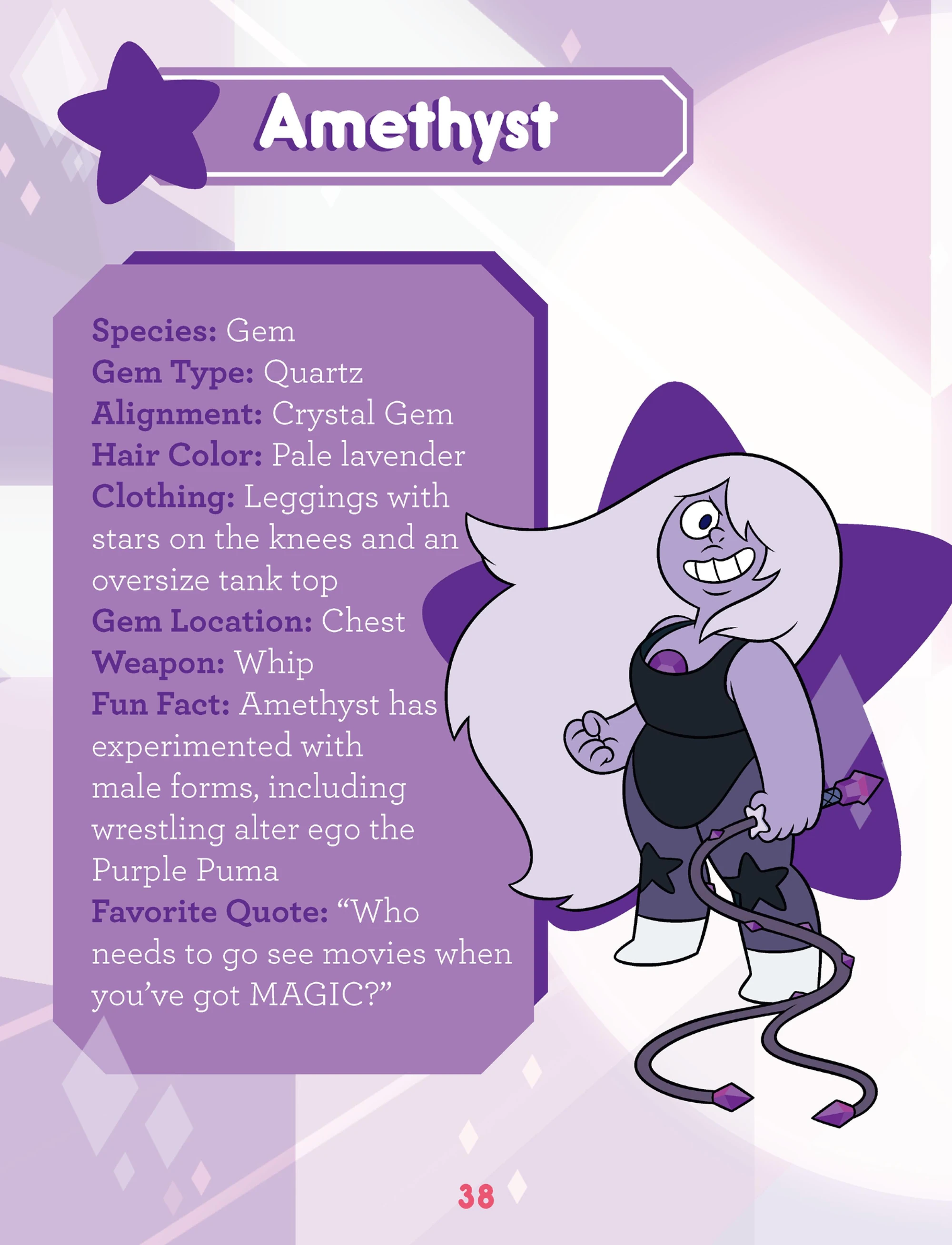 Image Guide to the Crystal Gems Amethyst.jpg Steven Universe Wiki