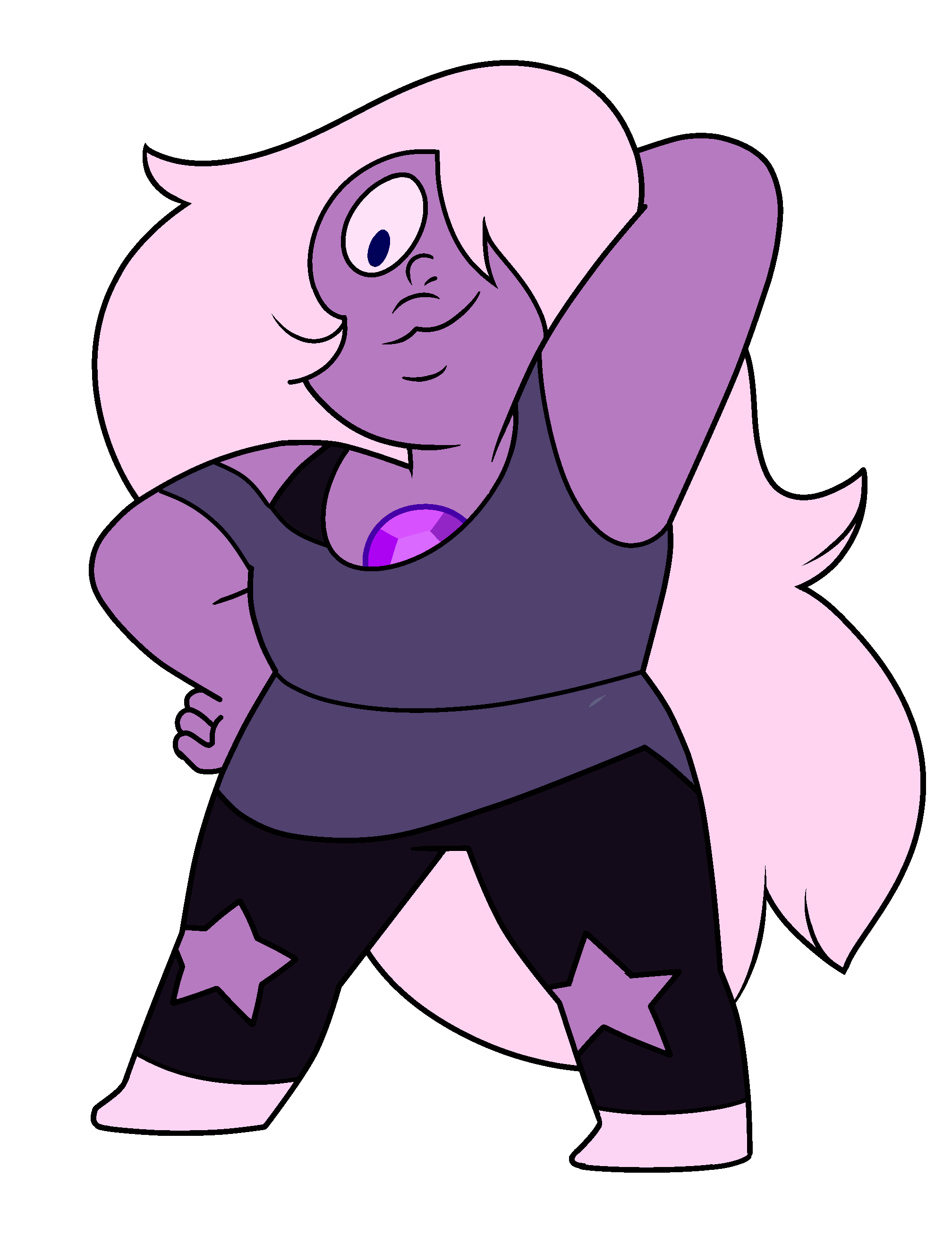 steven universe amethyst gem form