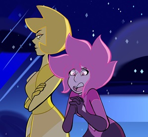 Pink diamond and sales white diamond