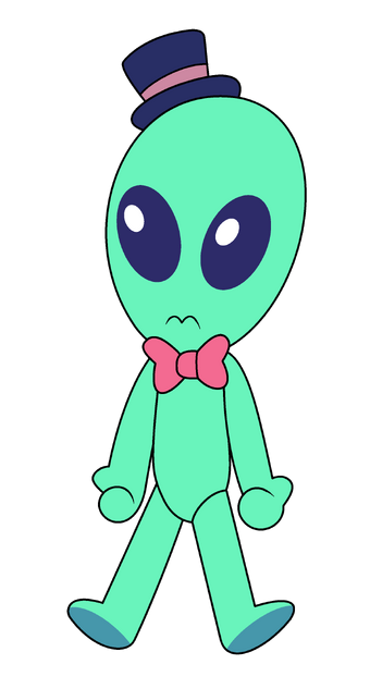 peridot alien plush