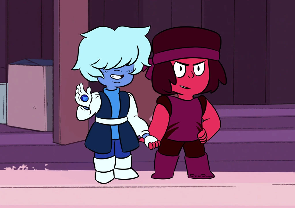 Image Male ruby and male sapphire by dersedragondays1cu.jpg Steven