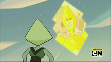 Message Received Yellow Diamond and Peridot