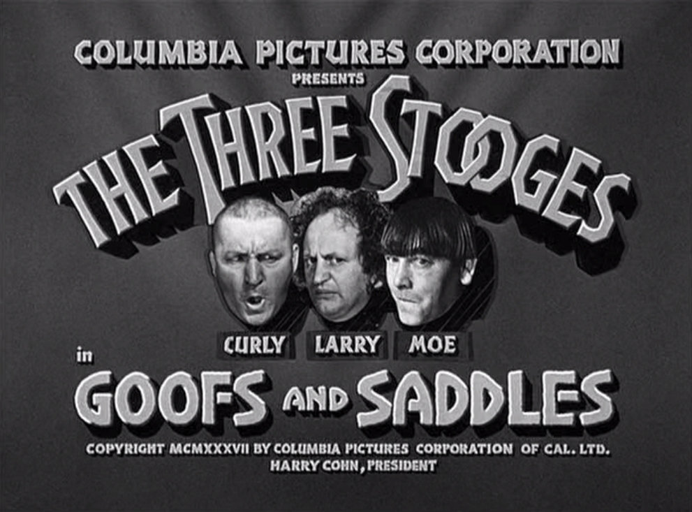 Goofs And Saddles Stooges Wiki Fandom