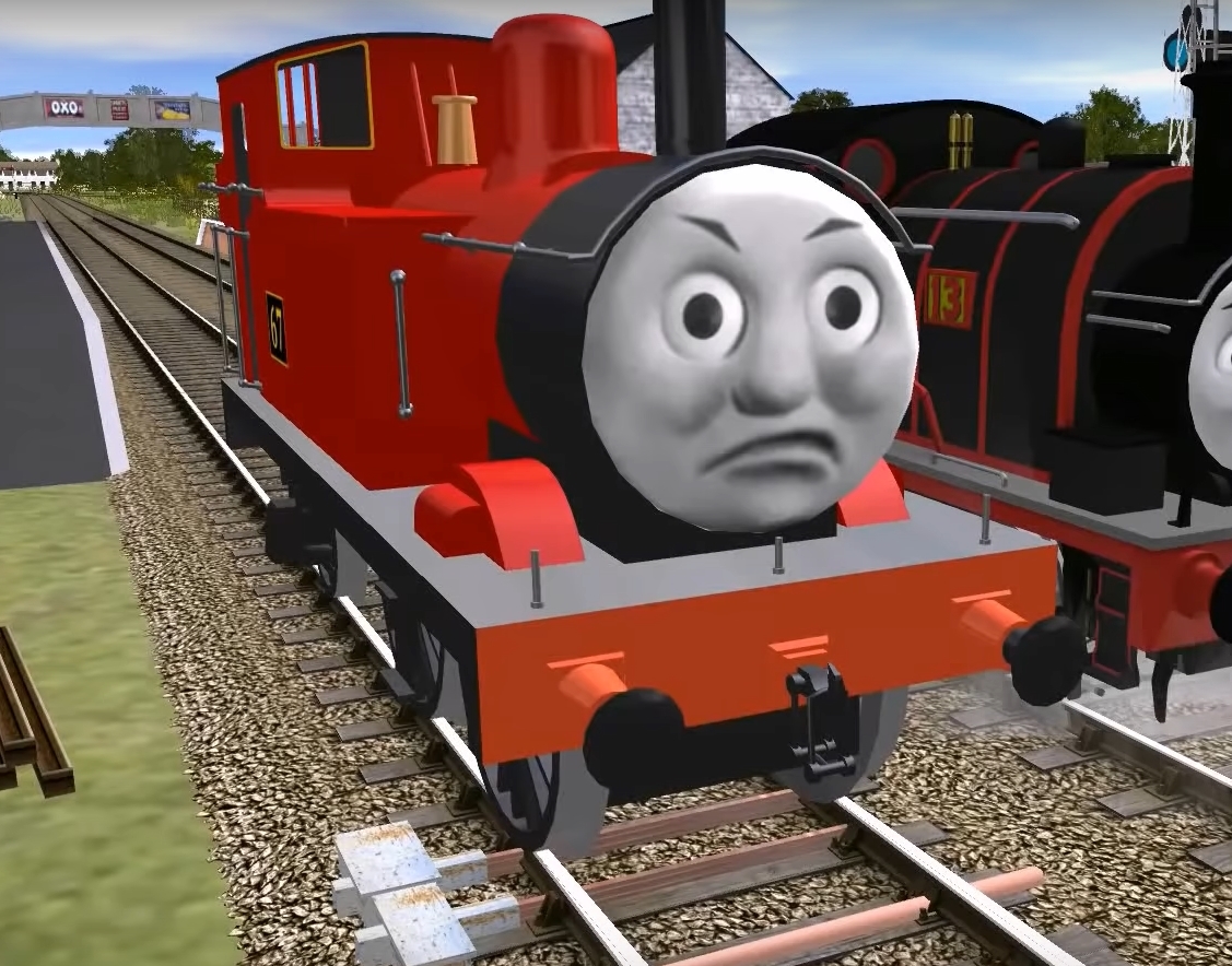 thomas the red engine