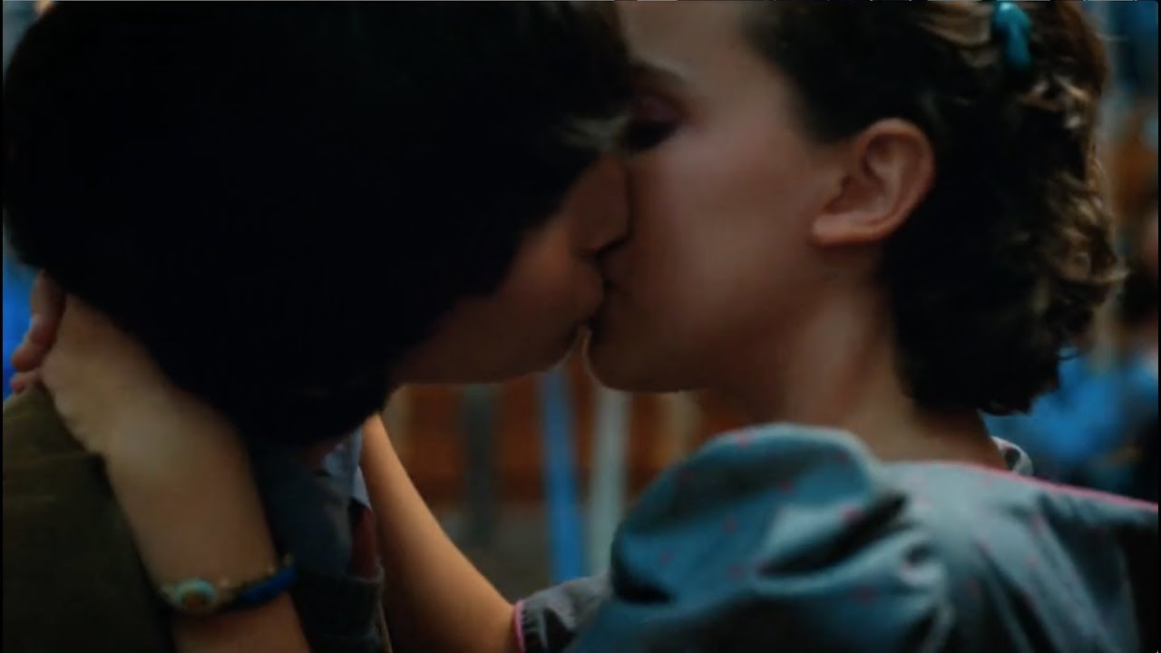 Image Snowball Mike and Eleven dance and kiss.jpg Stranger Things