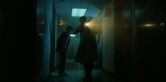 Hopper Mike and Joyce trapped in Hawkins Lab