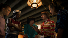 ST3-Eleven, Will, Mike, Lucas and Max discuss