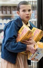 Eleven and her eggos