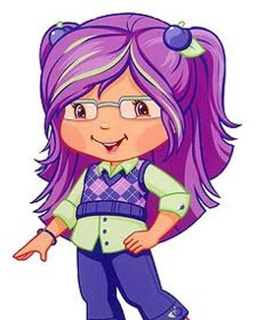 purple girl from strawberry shortcake