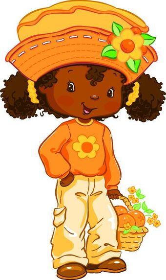 orange girl from strawberry shortcake