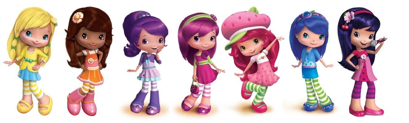 strawberry shortcake cartoon characters