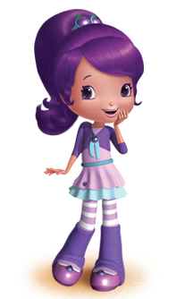 purple girl from strawberry shortcake