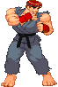 Street Fighter Alpha 2/Palettes/Ryu | Street Fighter Sprites Wikia | Fandom
