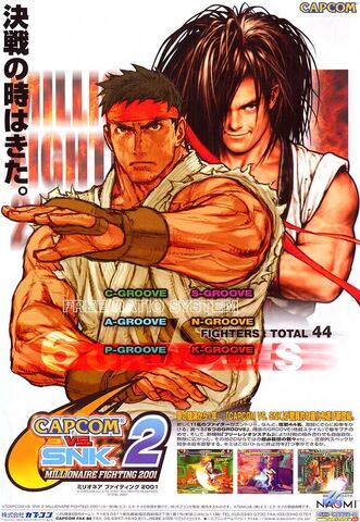 Archivo:Capcom vs SNK 2 Millionaire Fighting 2001 - flyer.jpg