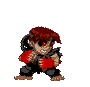 Pocket evil ryu - evil ryu chibi