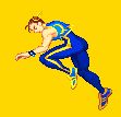 Chun-Li SFA2-Kakushu Raku Kyaku Sprites