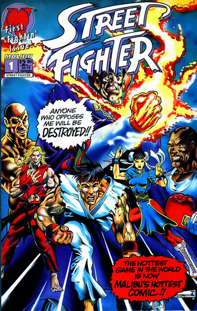 Street Fighter (Malibu Comic) Issue 1 | Street Fighter ...