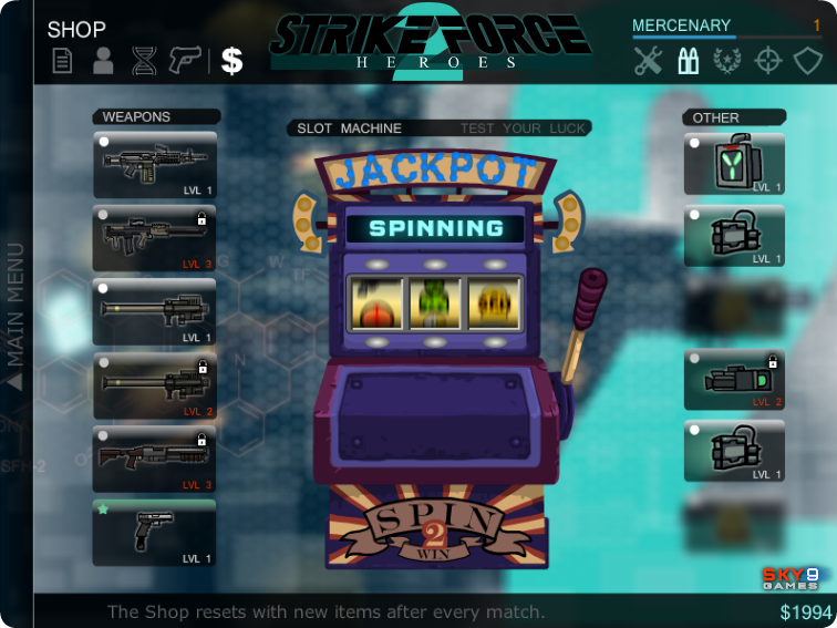 strike force heroes 3 slot machine hack