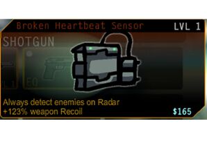 Broken Heartbeat Sensor
